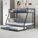 Isabelle & Max™ Ajanae Bunk Bed Metal in White | 63 H x 96.8 W x 78.1 D in | Wayfair C8582CC88B7443A89B3DC9610BFB1C8B