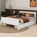 Alcott Hill® Cherena Platform Storage Bed Wood in White | 35.4 H x 63 W x 87.5 D in | Wayfair 0BD8F80F04A04FEF8B53473A58B89284