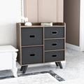 George Oliver Kendrae Accent Chest Wood in Black/Brown | 33 H x 31.4 W x 11.8 D in | Wayfair 5576A90EBDAB441593D26A15083B73FC
