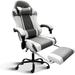 Inbox Zero Backrest & Seat Height Adjustable, Swivel Recliner, Office Computer Ergonomic Video Game Chair in Gray | 23 W x 21 D in | Wayfair
