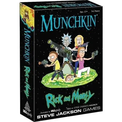 MUNCHKIN-Jeu de société de cartes Rick et Morty pour adulte sous licence