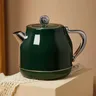 Bouilloire électrique 1500ml 220V bouilloire à eau bouillante pot vert/blanc document