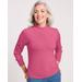 Blair Women's Cashmere-Like Long-Sleeve Sweater - Pink - XLG - Womens