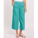 Blair Women's DenimLite Cropped Mid-Rise Flare Pants - Blue - 12 - Misses