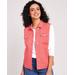 Blair Women's DenimEase™ Stretch Denim Vest - Pink - M - Misses