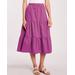 Blair Women's DenimLite Tiered Skirt - Purple - L - Misses
