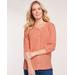 Blair Women's Easy Going Gauze Button Shirt - Orange - S - Misses