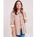 Blair Women's Gauze Jacket - Multi - L - Misses