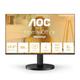 AOC 24B3CA2 - 24 Zoll FHD monitor, IPS, 100Hz, 1ms, USB-C Konnektivität, Ultra schmaler Rahmen, FlickerFree, Höhenverstellbar, Lautsprecher (1920 x 1080 250 cd/m HDMI 1.4 / DP 1.4/ USB-C)