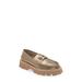 Sebas Lug Metallic Penny Loafer