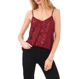 Sheer Inset Sequin Camisole