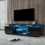 LED TV Stand Media Storage Cabinets TV Console for Up to 80" TVs - 70.87" x 15.75" x 22.05"