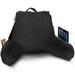 Nestl Memory Foam Reading Pillow with Backrest, Arms and Pockets