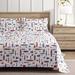 Eddie Bauer Printed Cotton Percale Deep Pocket Sheet Set