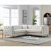 82.2-Inch Velvet Corner Sofa Covers, L-Shaped Sectional Couch, 5-Seater Corner Sofas with 3 Cushions