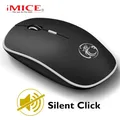 Imice drahtlose Maus Computer Mause ergonomische 2 4g USB-Maus leise optische 1600dpi drahtlose Maus