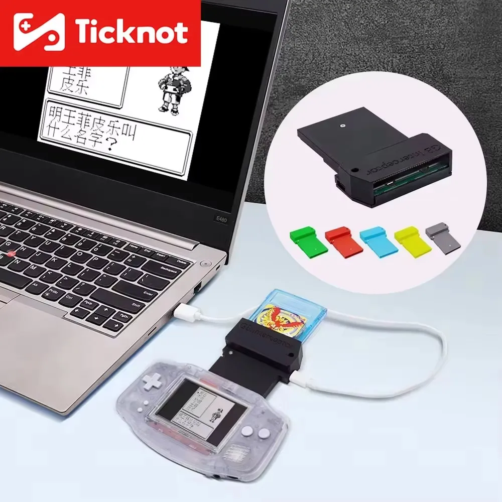 Raspberry Pi Pico RP2040 Videospiel-Capture-Karte für Gameboy GB Interceptor für Nintendo Gameboy Color/Gameboy Advance SP