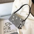 Diamant Cross body Umhängetasche Frauen kleine Handtasche Clutch Mode Retro Kissen Hobos Tasche Dame