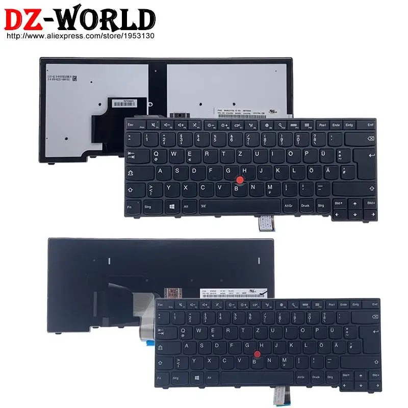 DE Deutsche Tastatur mit Hintergrundbeleuchtung für Lenovo Thinkpad T440 T440S T450 T450S T460 L440 L450 L460 L470 E431 E440 Laptop 04Y0874 01AX322