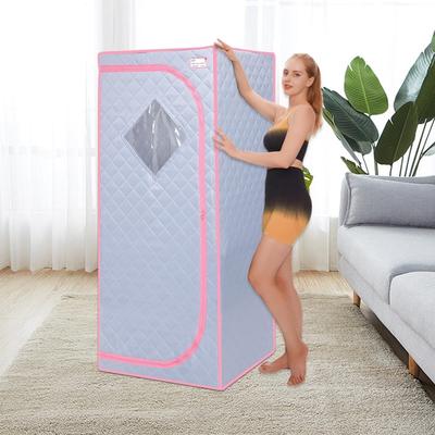 29.1"×66.5" Full Size Portable Infrared Sauna Tent–Personal Home Spa with FCC Certification