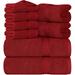 8-Piece Premium Towel Set, 2 Bath Towels, 2 Hand Towels, and 4 Wash Cloths