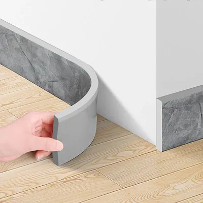 2M wasserdichtes Gehäuse, selbstklebende Sockel, verdickte Antikollisions-Dekorationsstreifen, Schlafzimmer, Wohnzimmer, Kinder-Ecklinie Image