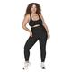 TRENDYOL Damen Women High Waist Skinny Fit Plus Size Sports Leggings Baby Strumpfhose, Schwarz, 3XL