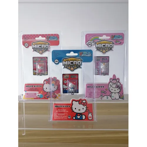 Sanrio Hallo Kitty Micro Pop Figur mit Sammler Mini Fall Puppen niedlichen Spielzeug Sammlung