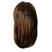 Cptfadh Fashion Natural Light Brown Straight Wig For Women Elegant Wigs Middle Length Hair