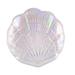 Shell Shape Nail Tray Palettes Gouache Pallets Glass Color Mixing Trays Jewelry Plate for Craft Manicure Supplies