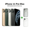 Like New Apple iPhone 11 PRO MAX With BodyGuardz Ace Pro Phone Case Black - Factory Unlocked Cell Phone