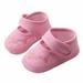 Toddler Kids Girls Shoes Solid Color Flat Close Toe Soft Sole Princess Wedding Dress Mary Jane Light Sneaker Child Footwear For School