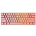 WILLBEST Gaming Keyboards Wired Mechanical Gaming Keyboard Rgb Backlight No Ghosting 61 Keys Illuminated Usb Wired Keyboard Blue Es for Gamers