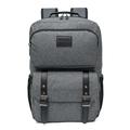 Travel Backpack Vintage Canvas Rucksack Convertible Duffel Bag Carry On Backpack Fit for 16 Inch Laptop Bag (Gray)