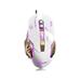 VOYEAH G502 E-sports gaming mouse 32000 DPI 6 Buttons LED Optical USB Wired Gaming Mechanical Mouse For Pro Gamer PC(White)