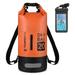 TOMSHOO Gym bag for Phone Fishing Case XIXIAN 10 L 20 Roll-Top Swimming Dry Kayaking Backpack Waterproof Bag Boating Travel 10 20 WENZI Gym 10 20 with