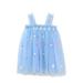 Toddler Baby Kids Girls Floral Pineapple Summer Sleeveless Beach Tutu Dress Casual Layered Tulle Easter Dresses for Kids Frocks Girls 3_4years Girl Wedding Dress with Dress Girls Short Sleeve Dress