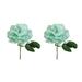 Pnellth 2Pcs Artificial Peony Flower Single Branch Forever Blooming Realistic Home Decoration Wedding Accessory Simulated Flower