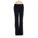 Chico's Casual Pants - High Rise Flared Leg Boyfriend: Blue Bottoms - Women's Size Small