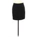 Elizabeth and James Casual Skirt: Black Solid Bottoms - Women's Size 4