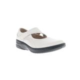 Women's Golda Mary Jane Flat by Propet in White Onyx (Size 7 4E)