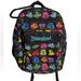 Disney Bags | Disneyland Resort Park Exclusive Rainbow Mickey Mouse Face Silhouette Backpack | Color: Black | Size: Os