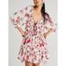 Free People Dresses | Free People Camella Mini Dress / Ivory Combo Nwt | Color: Pink/White | Size: M
