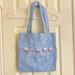 Disney Bags | Alice In Wonderland Small Blue Canvas Tote Bag | Color: Blue | Size: Os