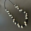 J. Crew Jewelry | J Crew Black And White Beaded Necklace | Color: Black/White | Size: Os