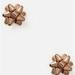 Kate Spade Jewelry | Kate Spade New York Bourgeois Rose Gold Bow Stud Earrings Nwt Includes Dust Bag | Color: Gold | Size: Os