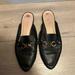 Kate Spade Shoes | Kate Spade Loafer With Gold Accents. Black | Color: Black/Gold | Size: 8