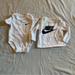 Nike Shirts & Tops | Nike Short Sleeve Onesie & Long Sleeve Shirt Nb | Color: White | Size: Newborn