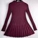 Anthropologie Dresses | Anthropologie Rosie Neira Thelma Sweater Tunic Dress Womens S Mauve Long Sleeve | Color: Purple/Red | Size: S