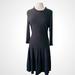 Kate Spade Dresses | Kate Spade Knit Black Long Sleeve Dress Size Large | Color: Black | Size: L